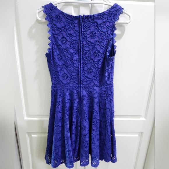 Blue Jodi Kristopher Dress Size 7 - Picture 3 of 4